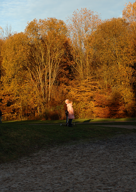 Der goldene Herbst zu zweit...