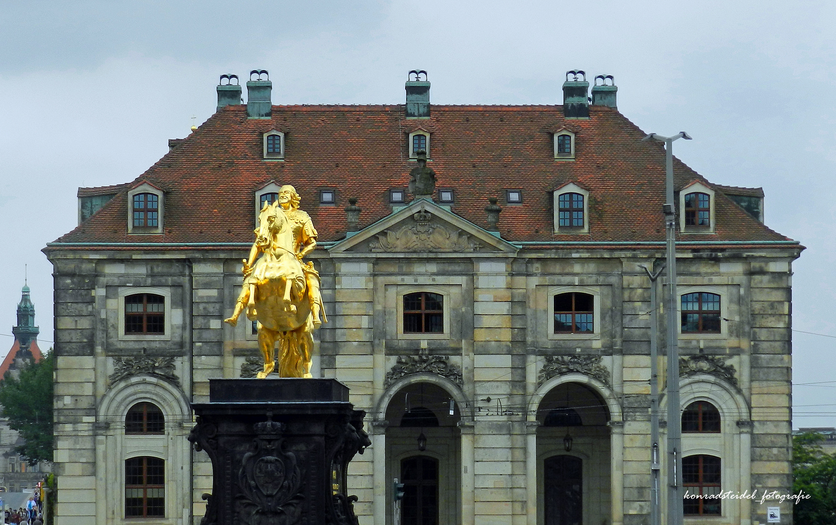 Der Goldene Reiter in Dresden