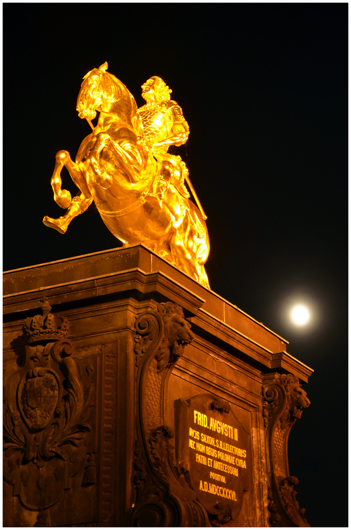 Der Goldene Reiter in Dresden