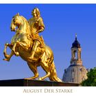 Der Goldene Reiter in Dresden