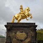 Der Goldene Reiter in Dresden-Neustadt