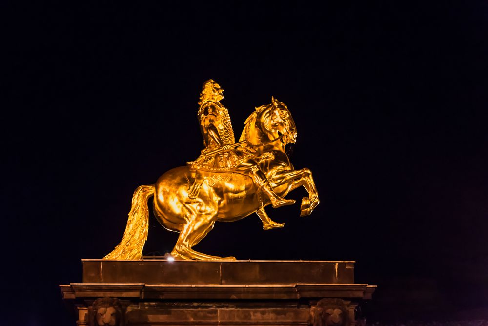 der goldene Reiter von Dresden