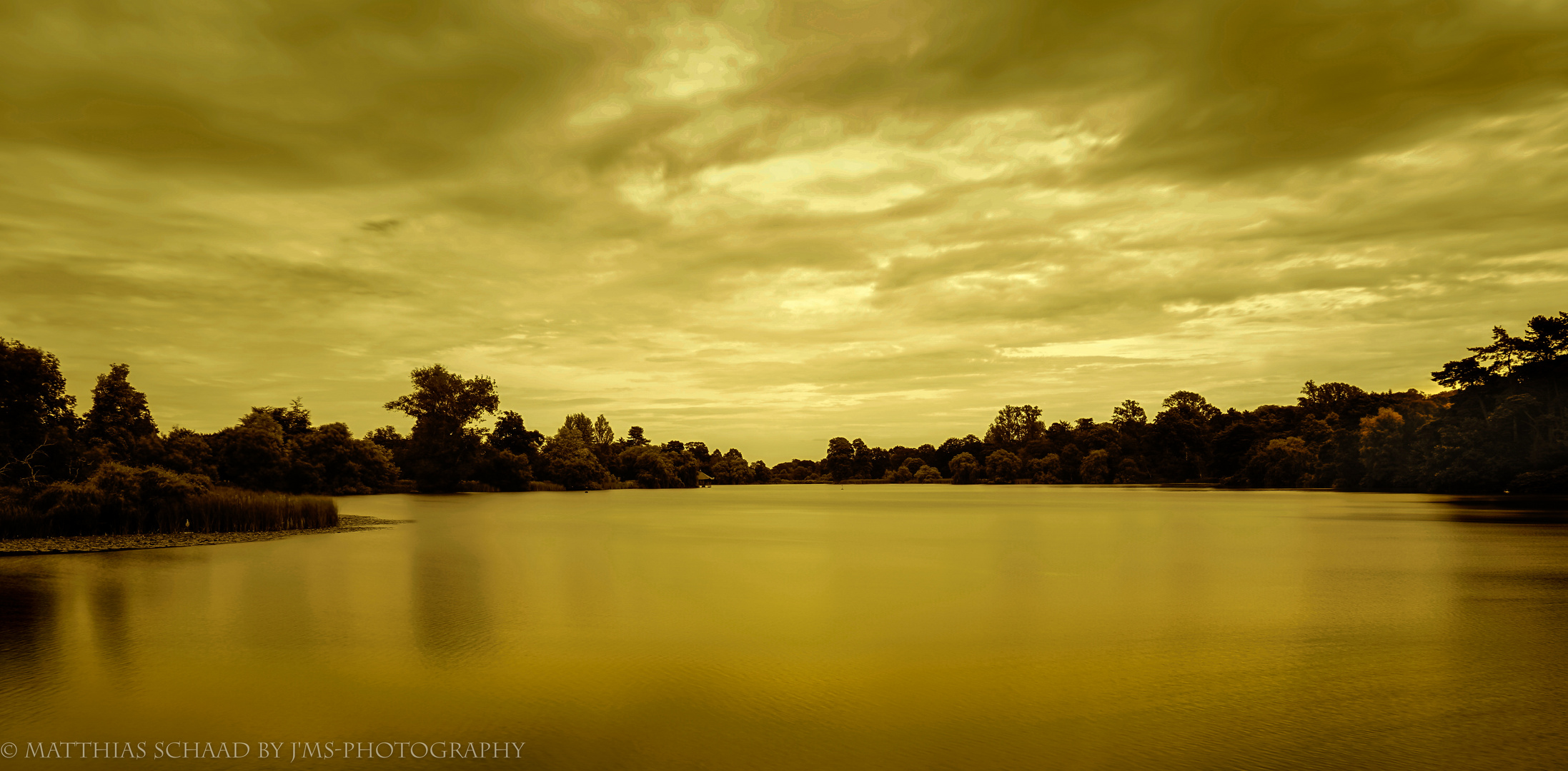 Der Goldene See beim Schloss Hever in Kent (UK)