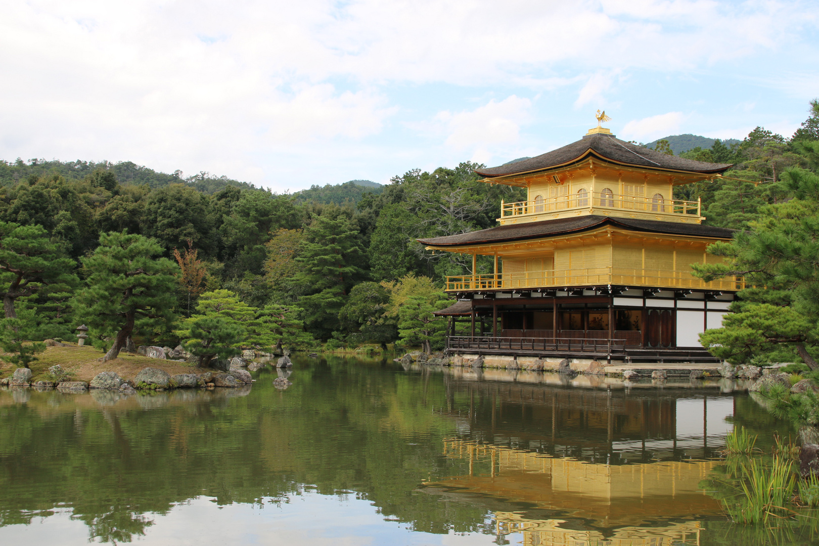 Der goldene Tempel in Kyoto