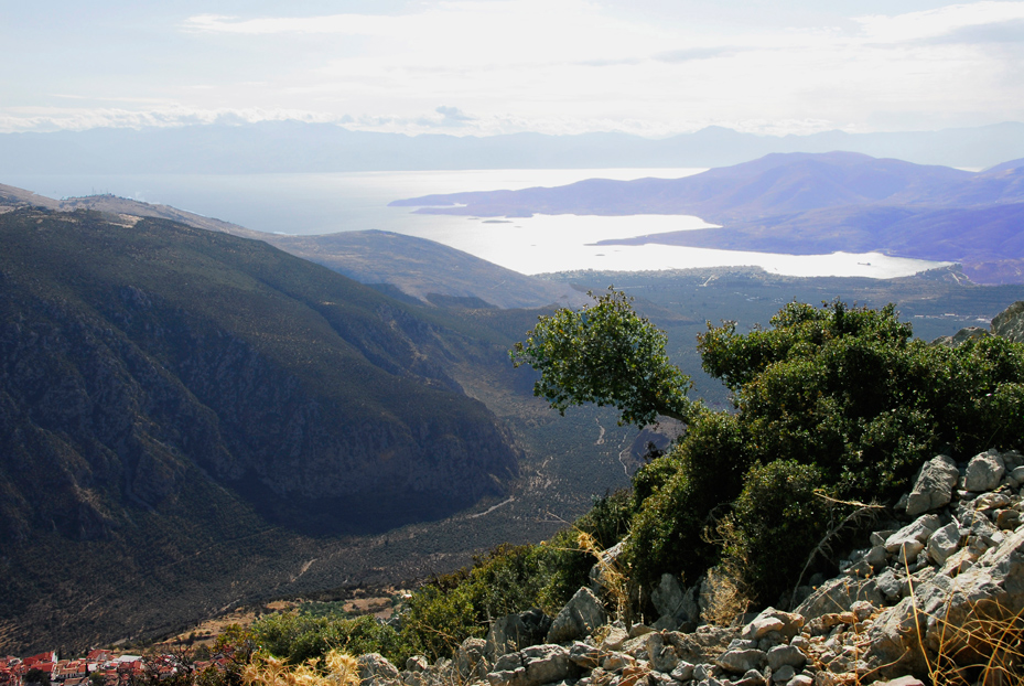 Der Golf von Korinth vom Parnass aus gesehen Foto & Bild landschaft, meer & strand, natur Der Golf von Korinth vom Parnass aus gesehen Foto & Bild landschaft, meer & strand, natur