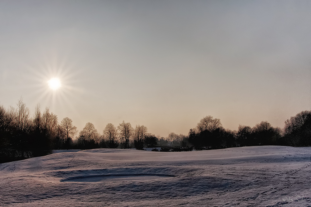 Der Golfplatz macht Pause...