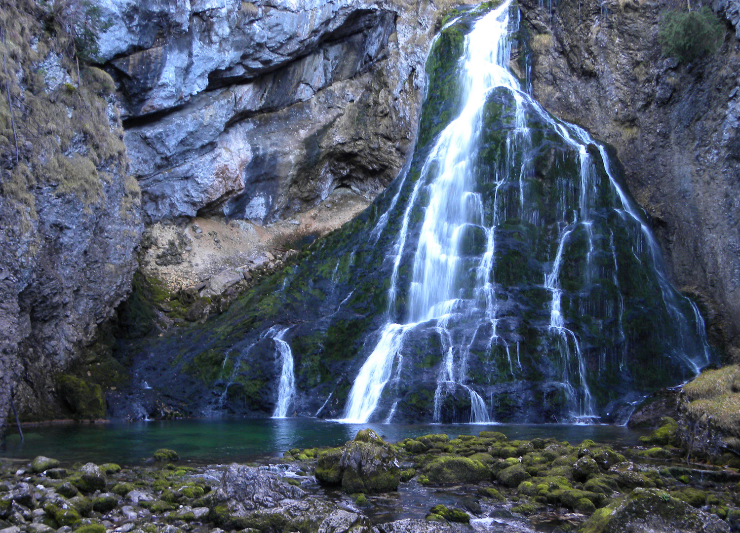 Der Gollinger Wasserfall...