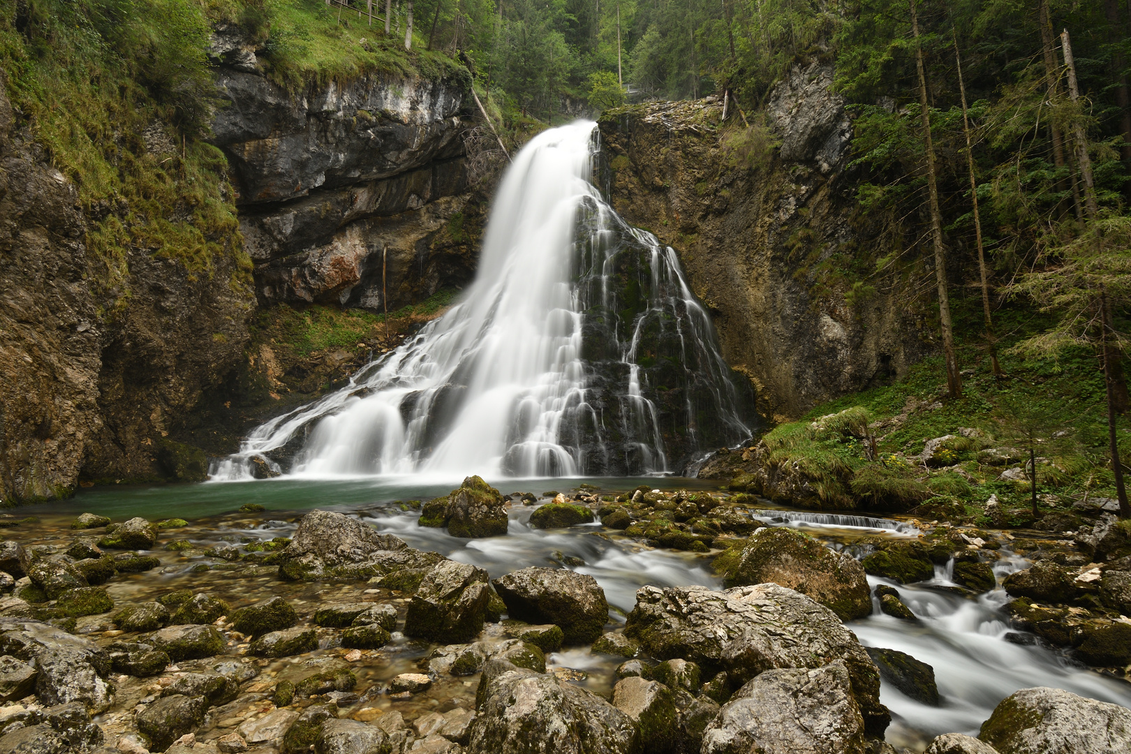 Der Gollinger Wasserfall