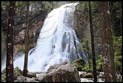 Der Gollinger Wasserfall in Österreich