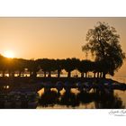 Der Gondelehafen im Sonnenaufgang