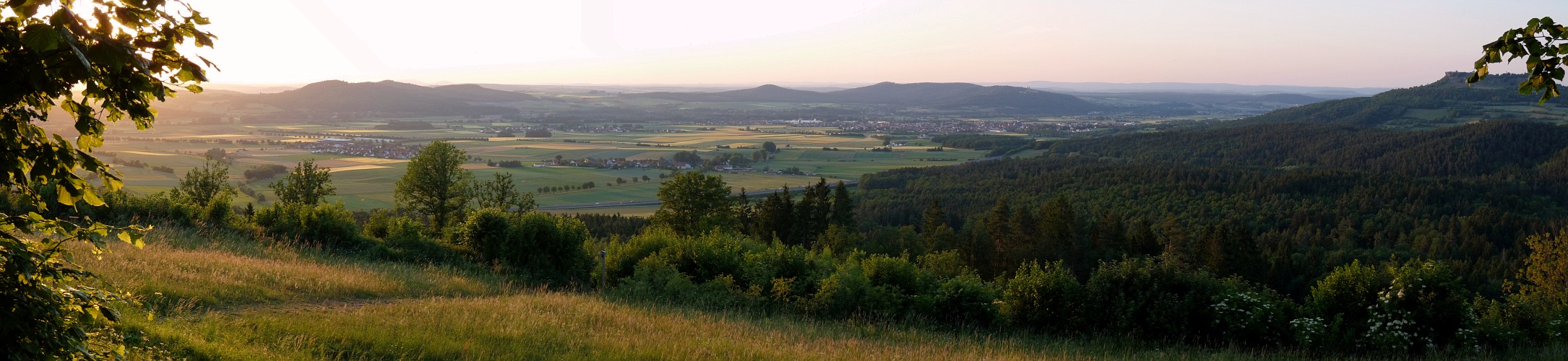 der "Gottesgarten" im Abendlicht