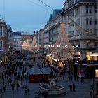 Der Graben in Wien mit Weihnachtsbeleuchtung