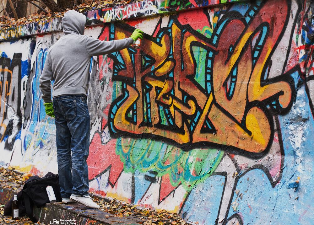 Der Graffiti-Sprayer Foto & Bild | streetart, kunstfotografie & kultur