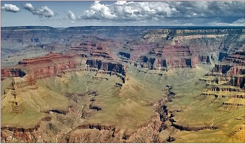 Der Grand Canyon aus der Luft betrachtet