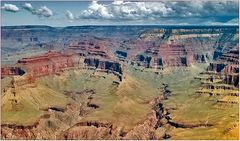 Der Grand Canyon aus der Luft betrachtet