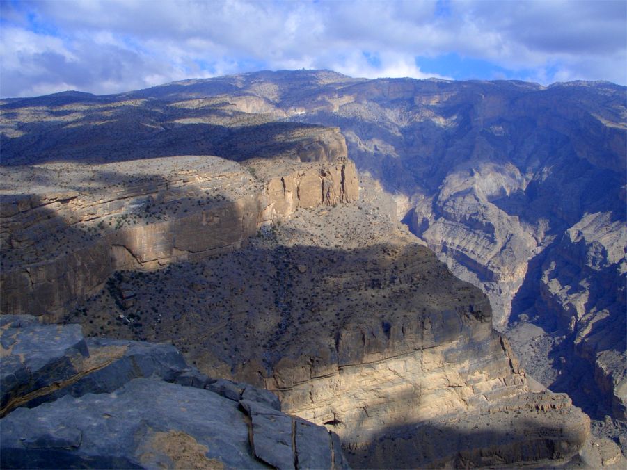 Der "Grand Canyon" des Oman - Jebel Shams (3000m)