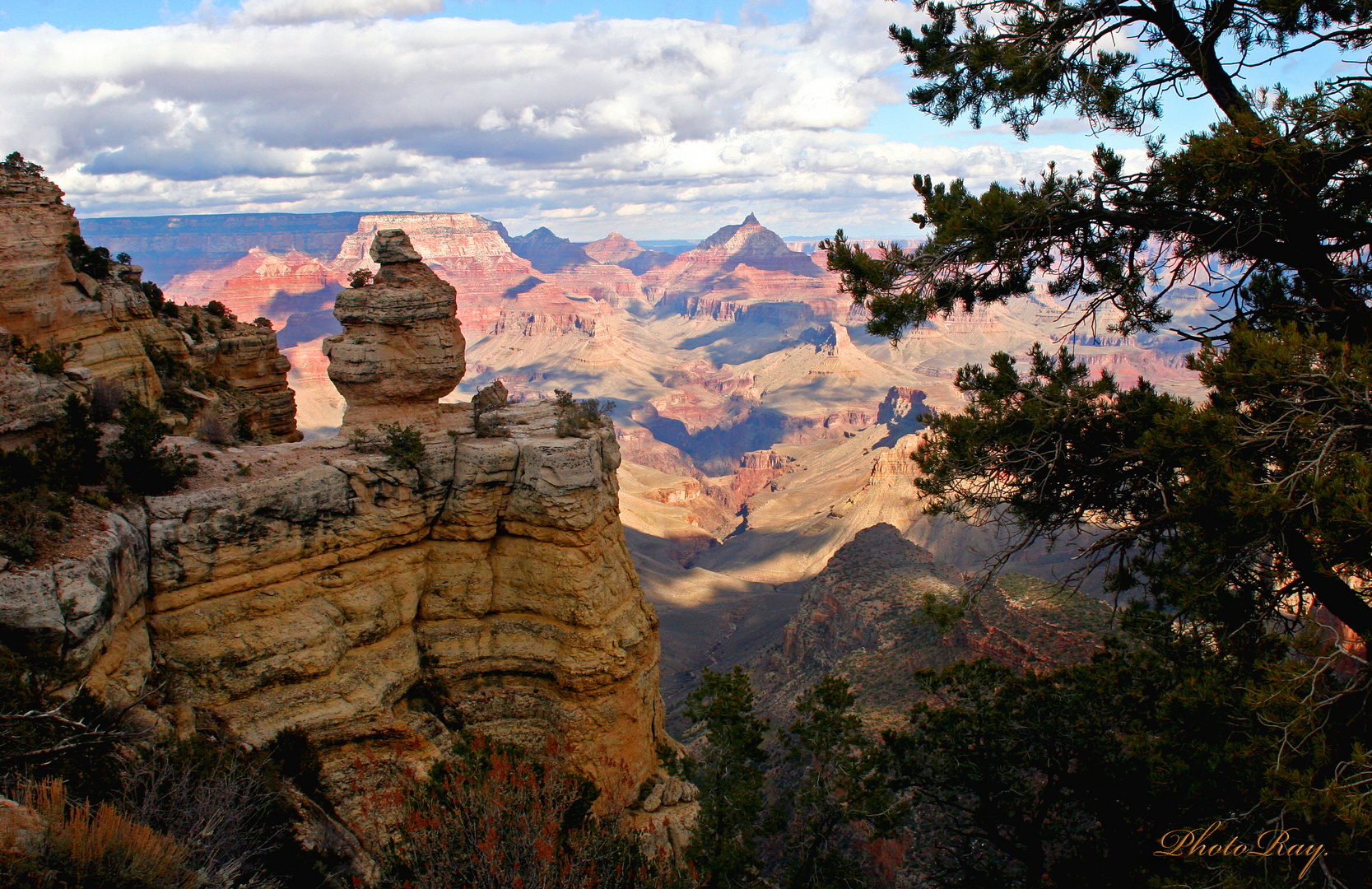 Der Grand Canyon im Winter.