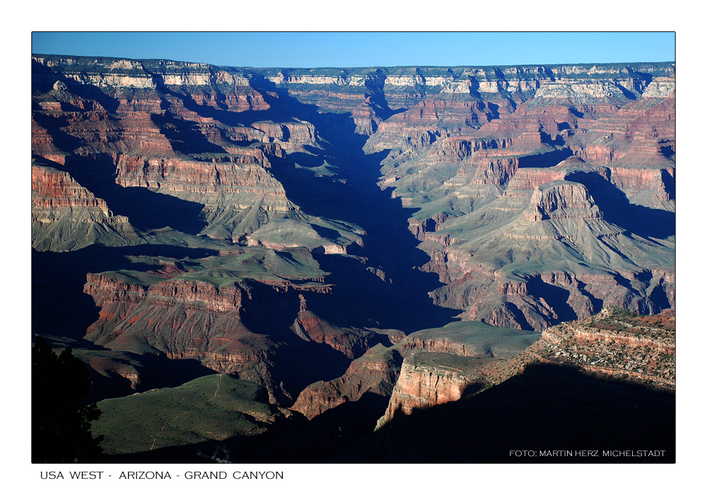 Der Grand Canyon in der Abendsonne