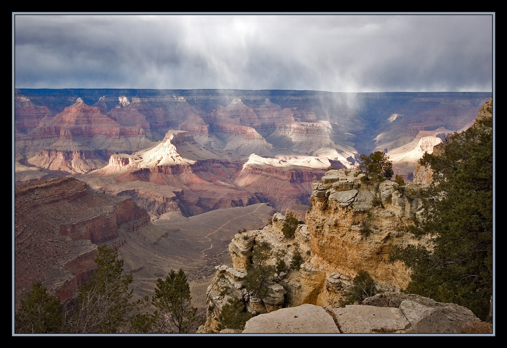 Der Grand Canyon kurz vor dem Schnee