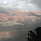 Der Grand Canyon NP USA im Nebel...