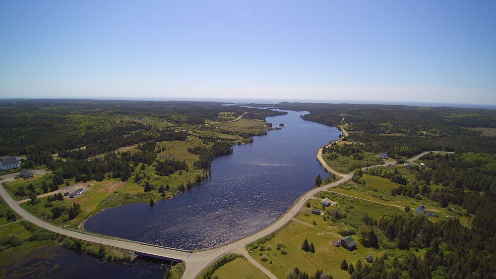 Der Grand River in Canada Nova Scotia Foto & Bild sonne, meer, natur