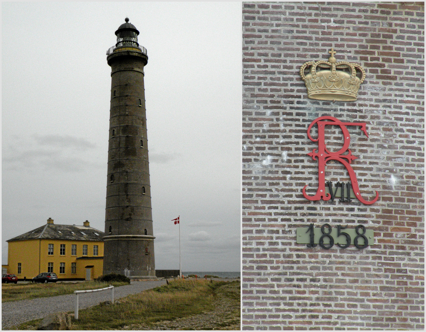 Der "Graue Turm" in Skagen.Vom gleichen Baumeister wie der weisse Turm in Hirtshals.