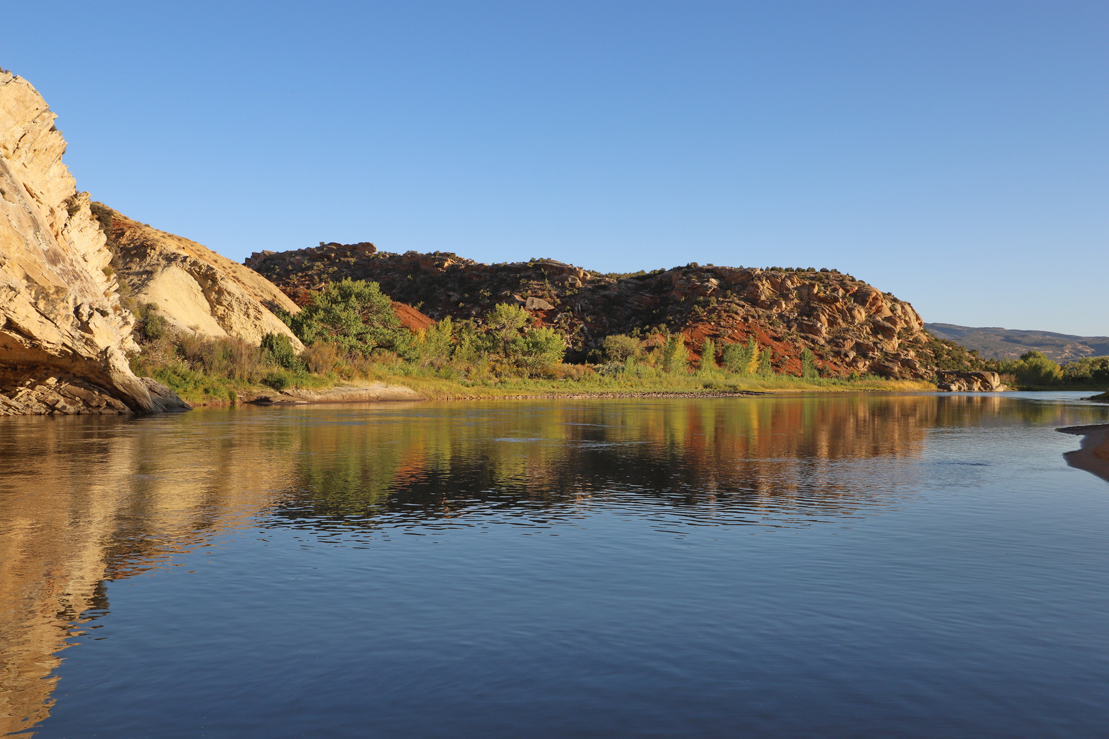 Der Green River im Abendlicht