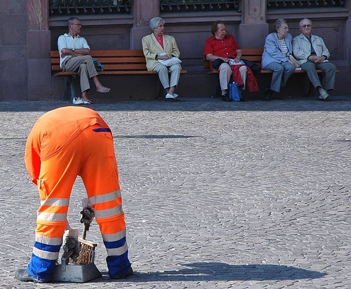 der grellfarbene störfaktor