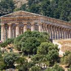 Der griechische Tempel von Segesta im Westen von Sizilien