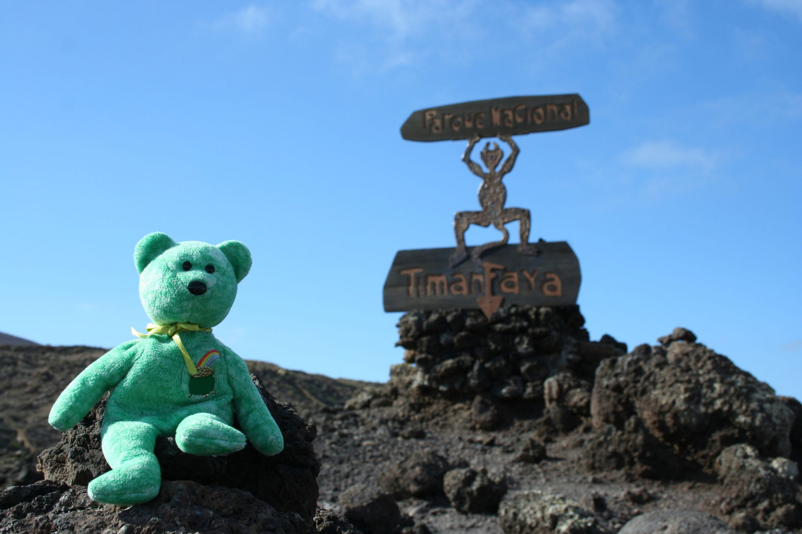 der Grinch bei Timanfaya