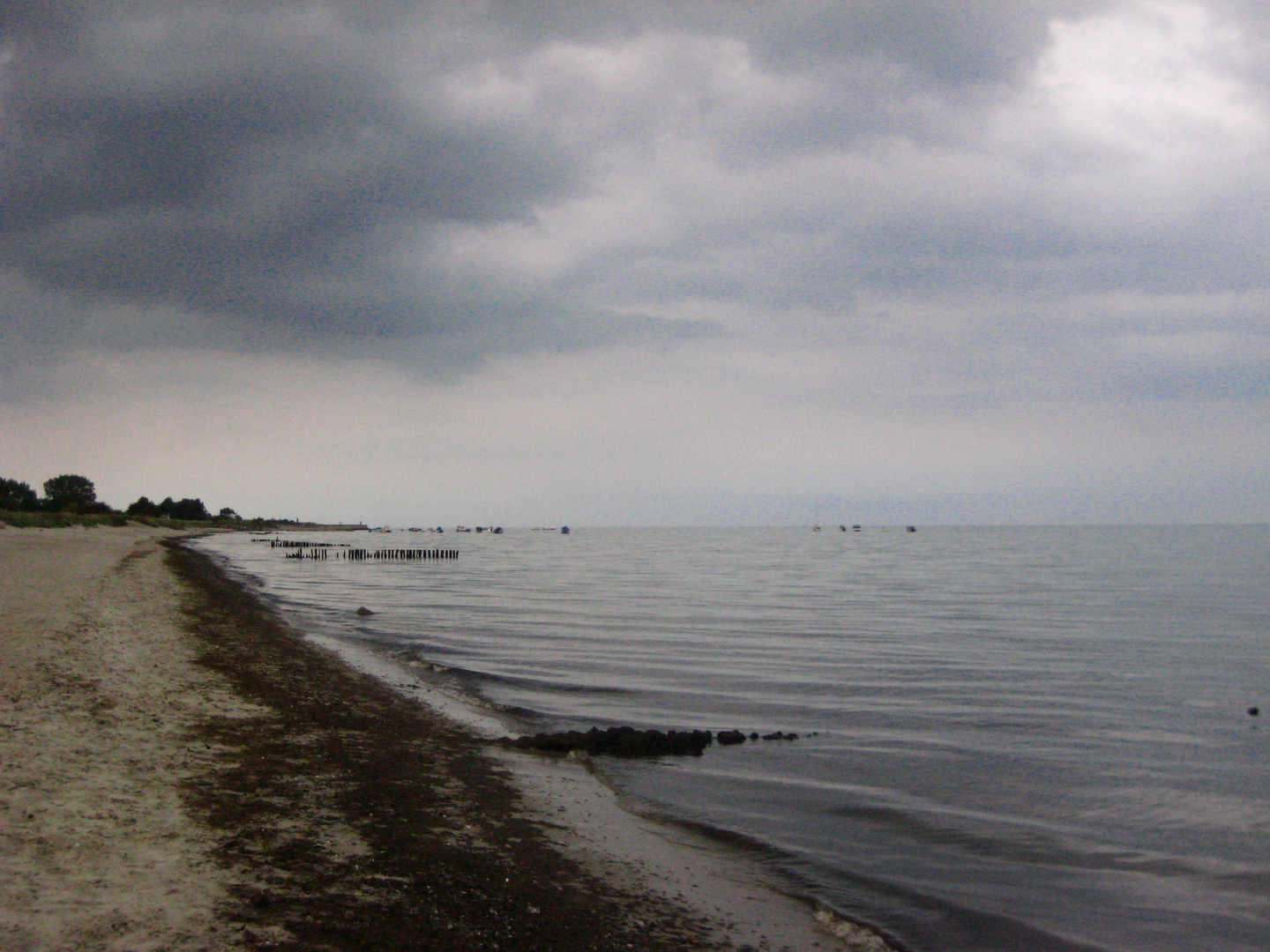 Der Grömitzer Strand am Abend