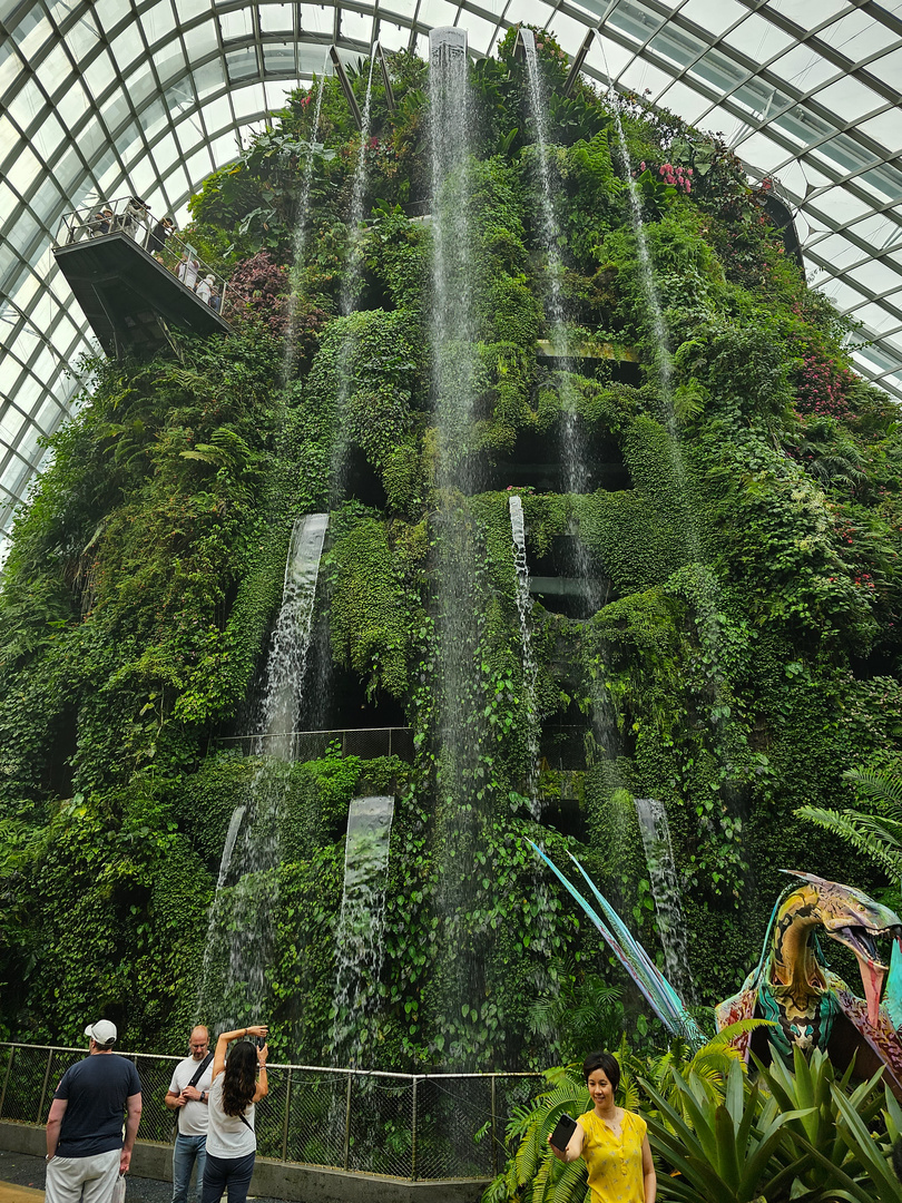 Der größte Indoor-Wasserfall