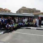 Der größte Krankenwagen der Welt (The Biggest Ambulance Bus in the World), Dubai, U.A.E. 26.04.2011.