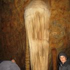 der größte Stalagmit im Katerloch