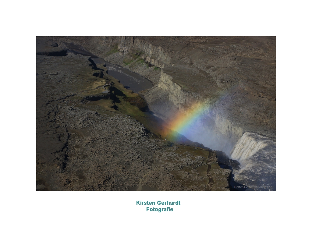 Der größte Wasserfall Islands, der Dettifoss