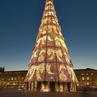 Der groesste Weihnachtsbaum Europas in Lissabon