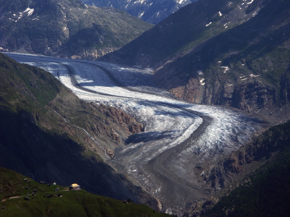 Der Grosse Aletschgletscher.....