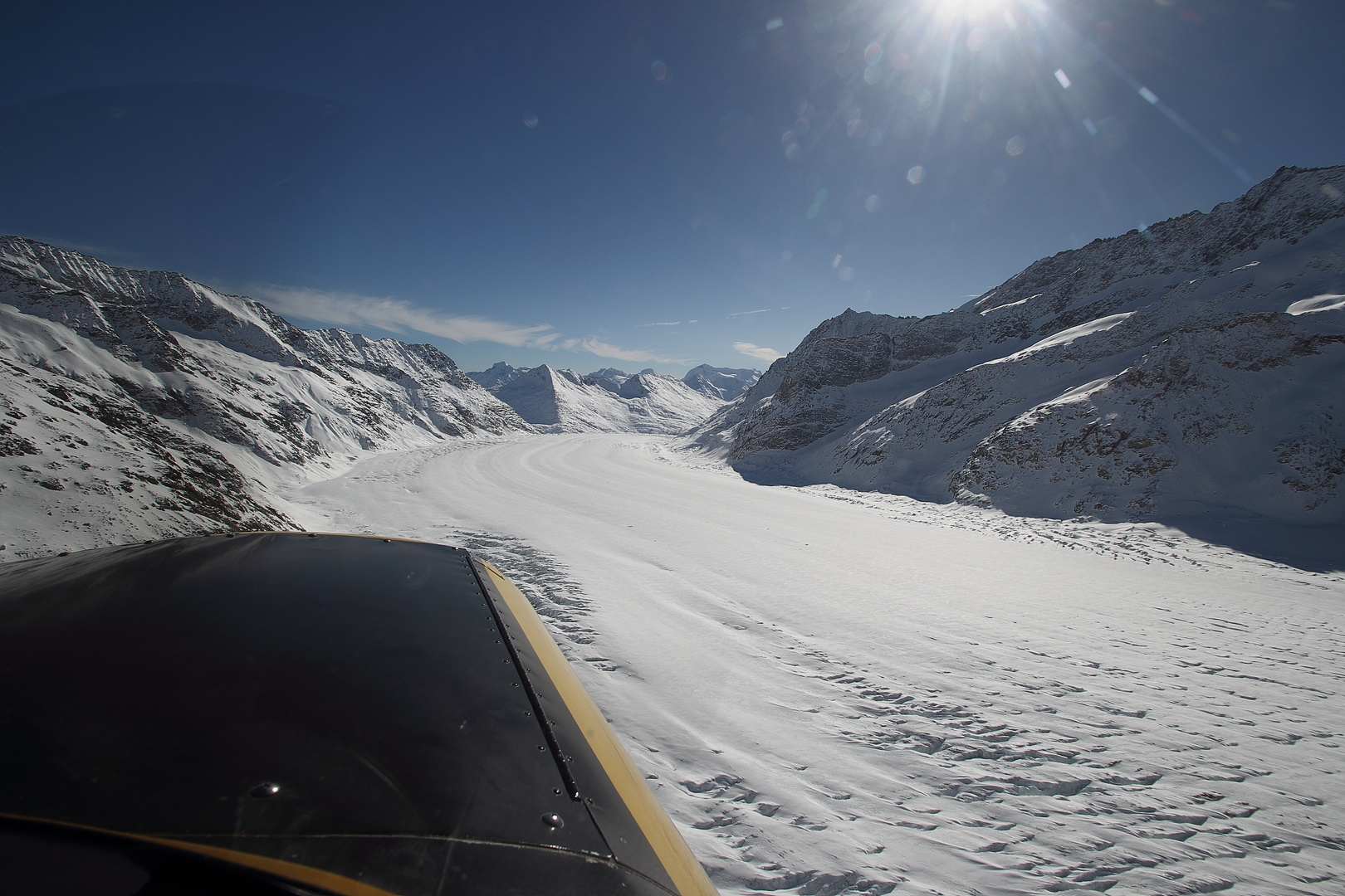 Der Grosse Aletschgletscher - in der Schweiz