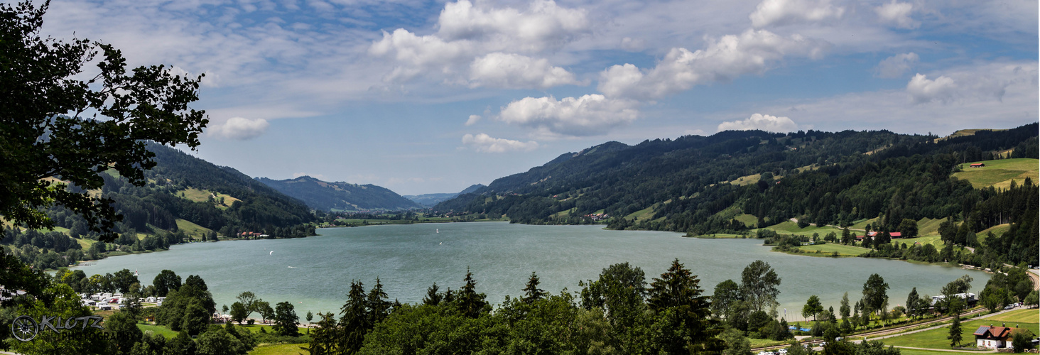 Der Große Alpsee Bei Immenstadt im Allgäu