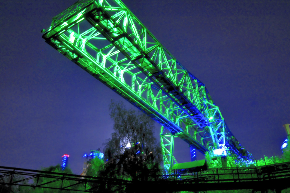 Der große Kran im Landschaftspark Duisburg