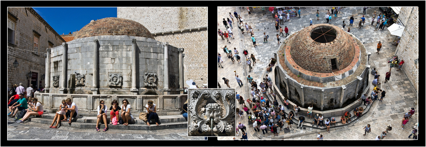 Der große Onofrio-Brunnen in Dubrovnik von 1438