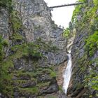 Der große Pöllatwasserfall mit der Marienbrücke