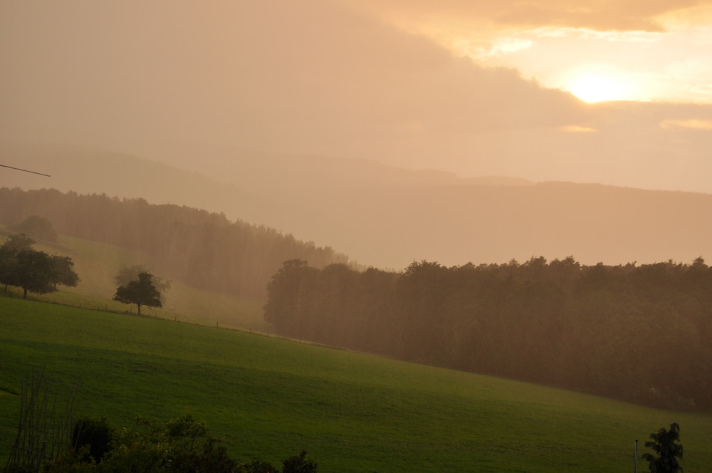 Der große Regen kommt