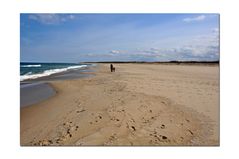 Der große Strand von Stogi in Danzig