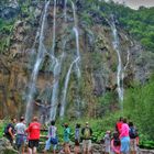 Der große Wasserfall von Plitvice in HDR