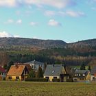 Der Große Zschirnstein präsentierte sich bei Sonne und Windstärke 7 sehr schön...