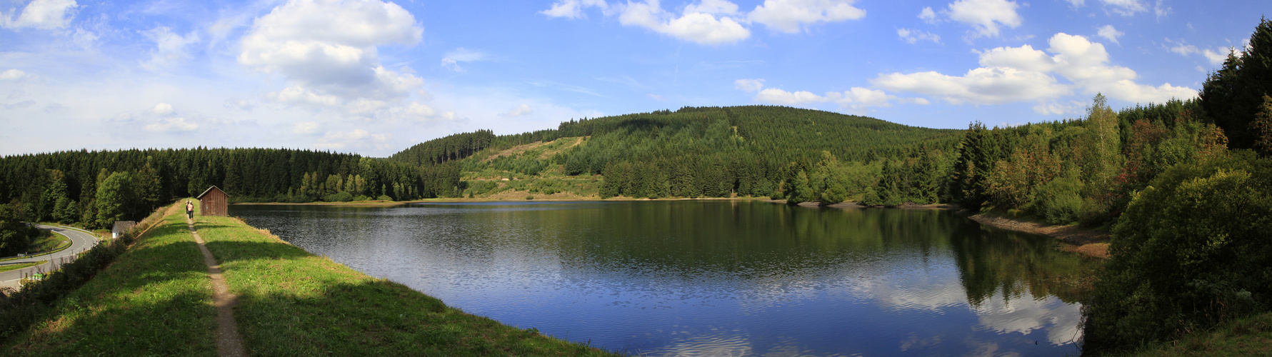 Der "Großer KellerhalsTeich" im Harz. Foto & Bild wald, wasser