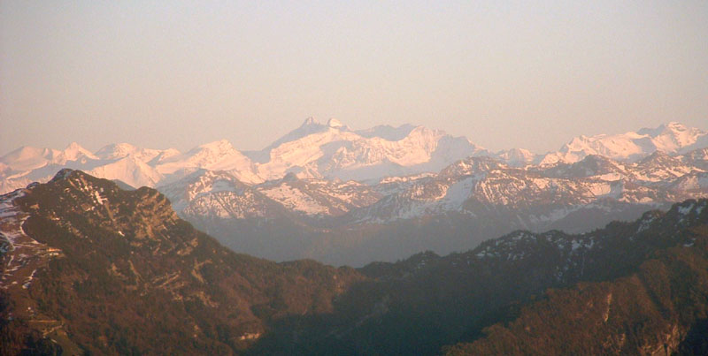 Der Großglockner im letztem Tageslicht