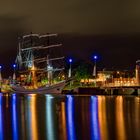 Der Großsegler "Artemis" im Neuen Hafen von Bremerhaven