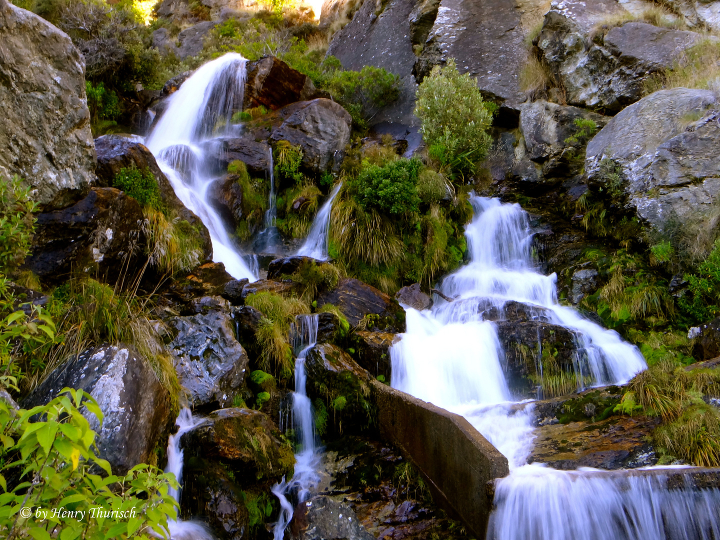 Der grüne Wasserfall